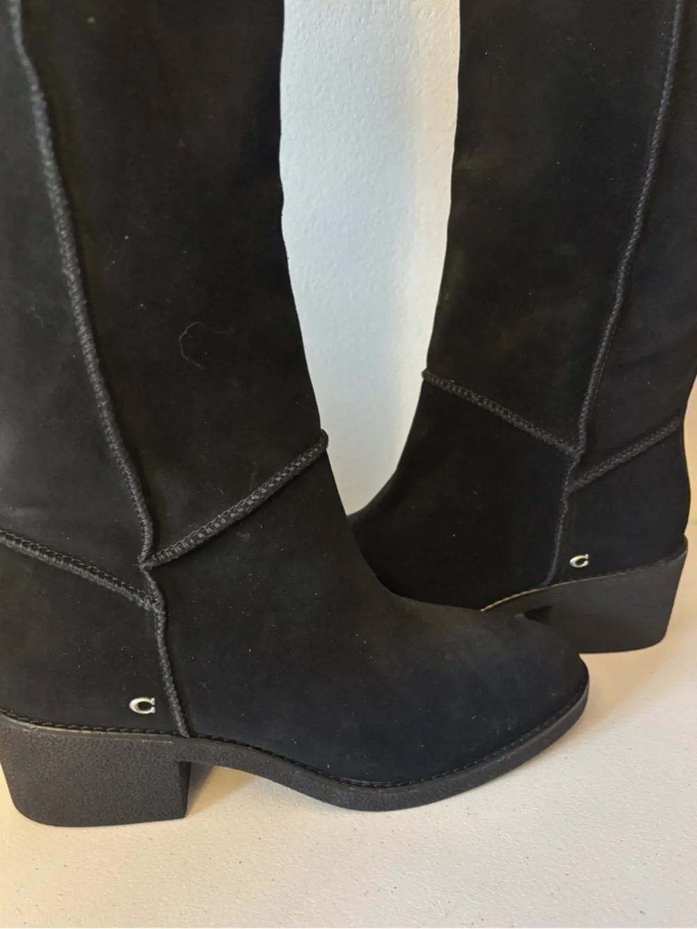 Coach Lucia Over the Knee boots NWOB